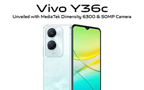 Vivo Y36C Unveils in China as a Low-Price 5G Smartphone with Dimensity 6300 